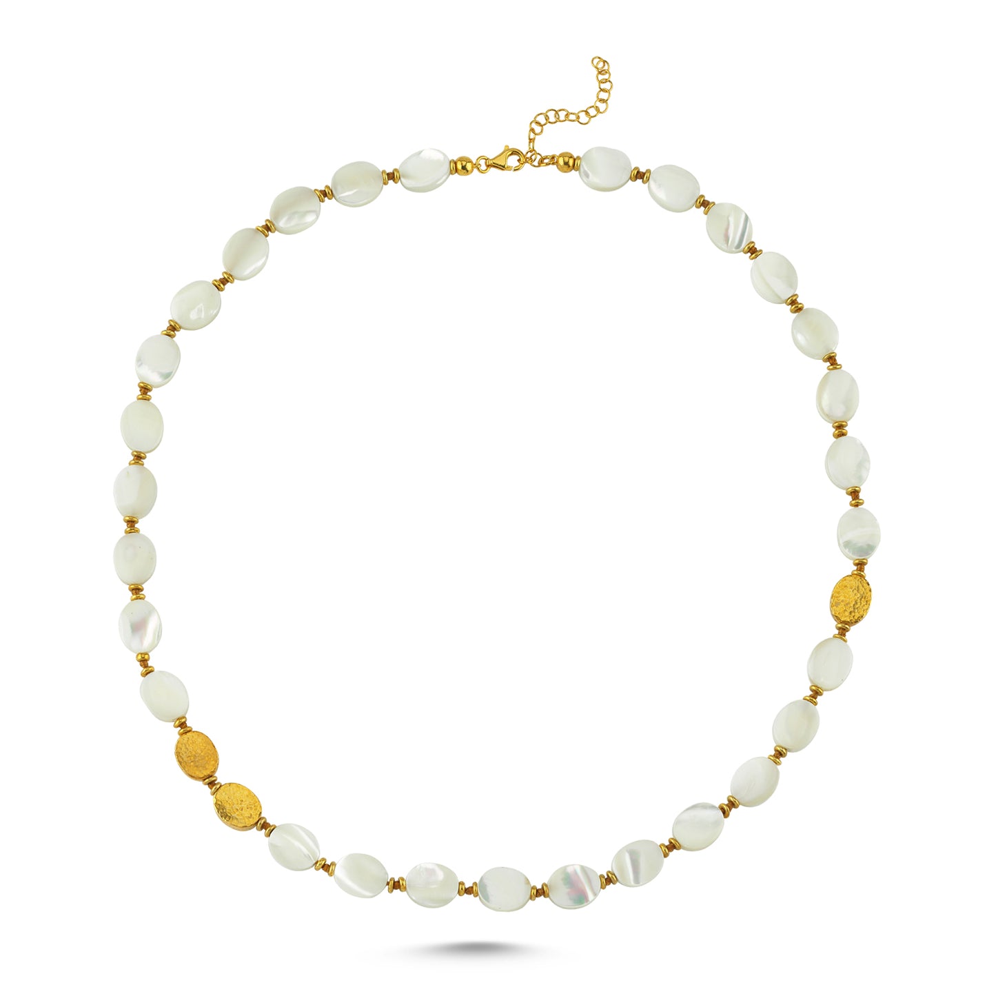 M Nacre Bead Kolye