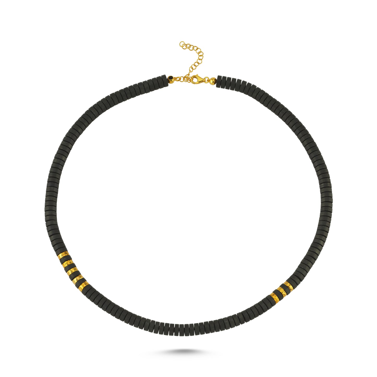 M Black Hematite Kolye