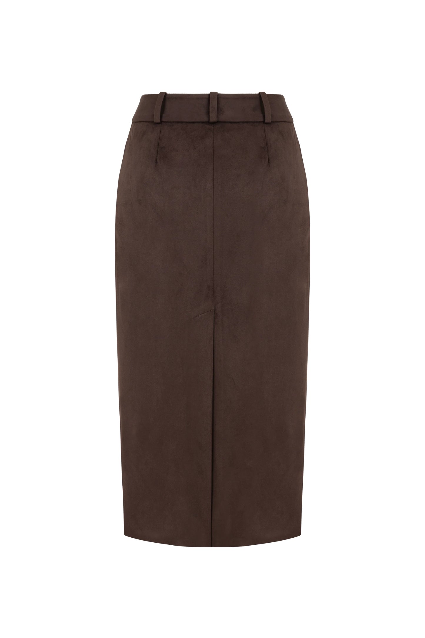 STD Rosie Süet Midi Etek