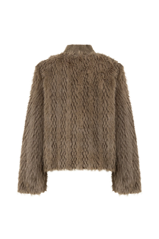 STD Rosena Kahverengi Kürk Ceket