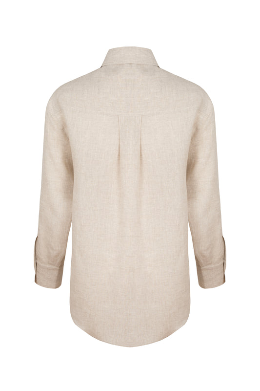 AB Keten Oversize Gömlek
