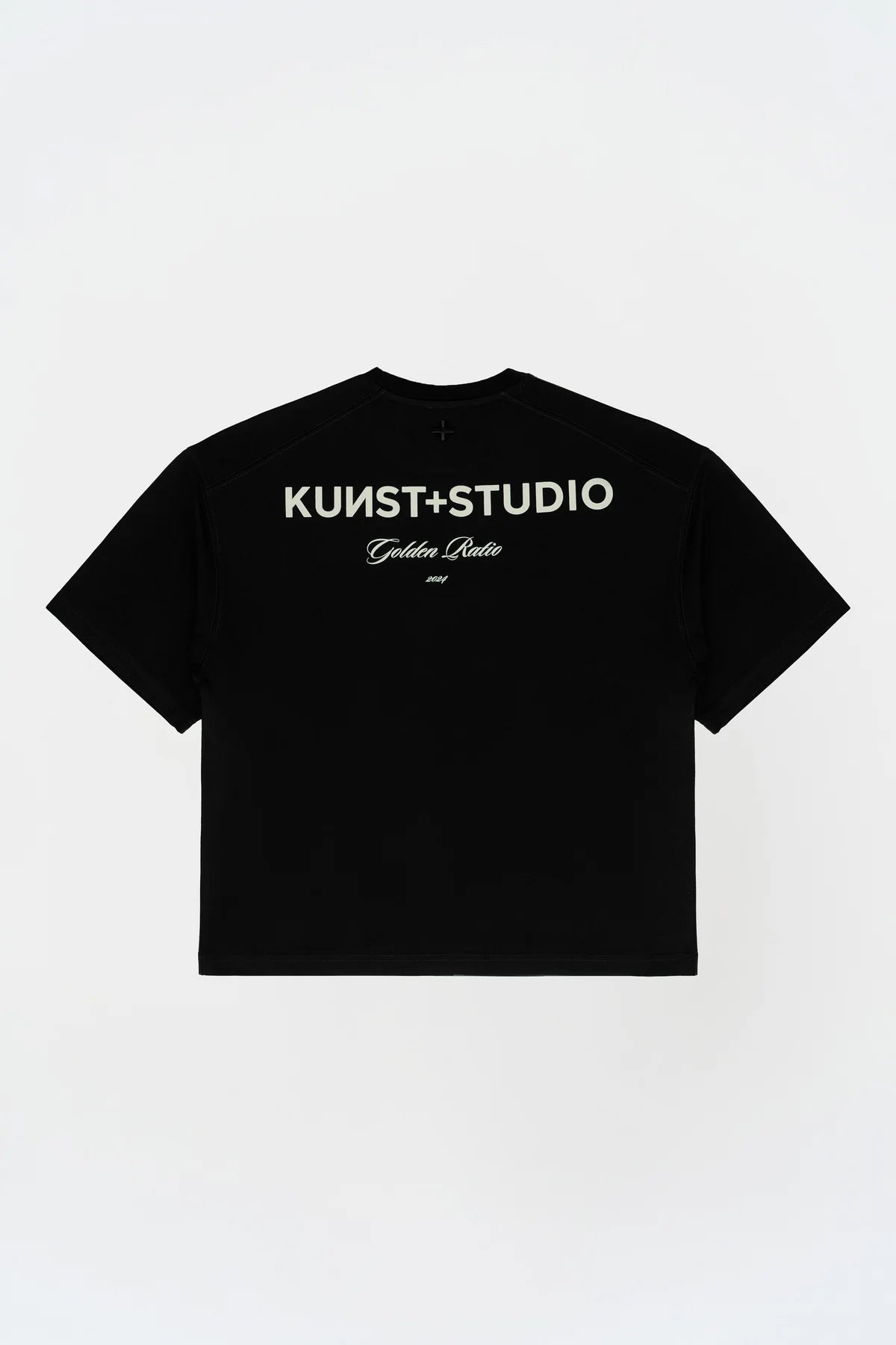 KNST Kısa Kollu Baskılı Box Fit Siyah T-Shirt