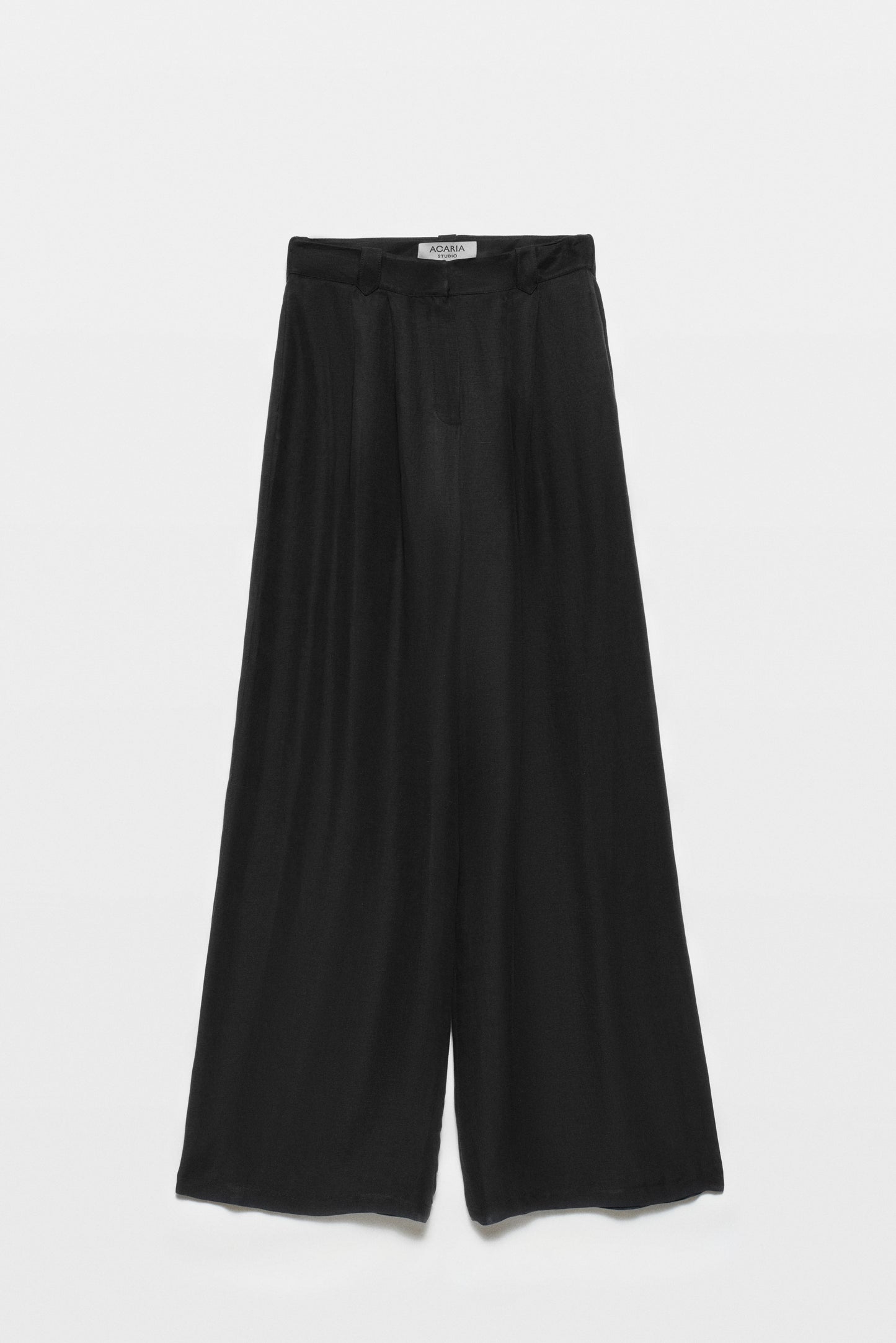 A Greek Keten Siyah Pantolon