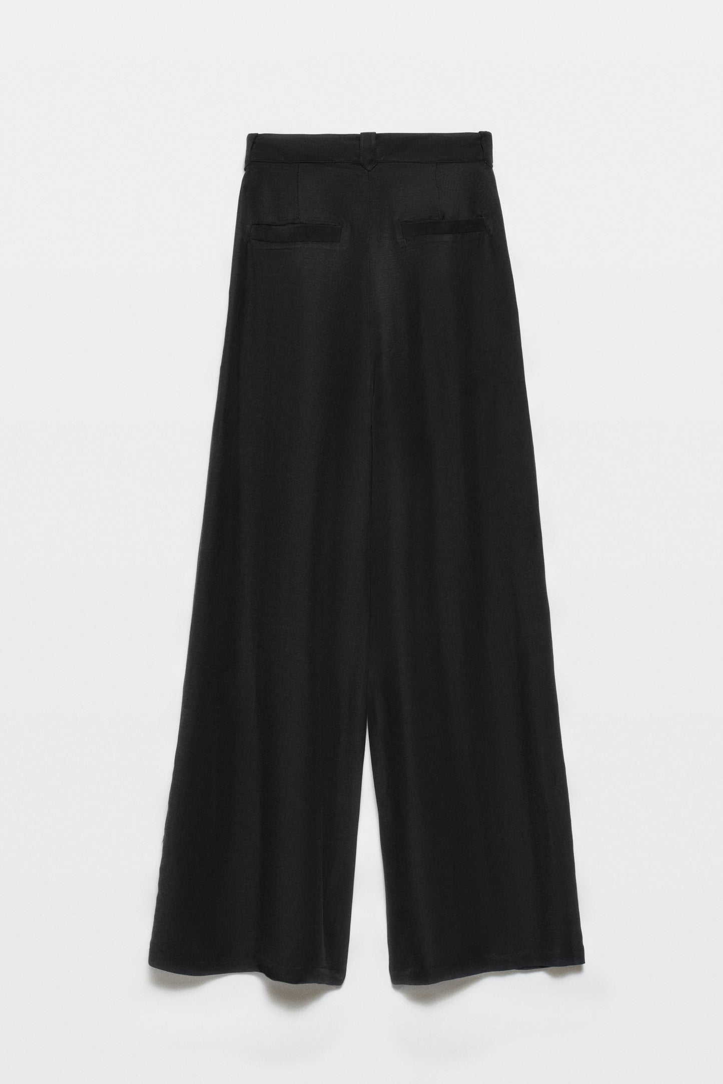 A Greek Keten Siyah Pantolon