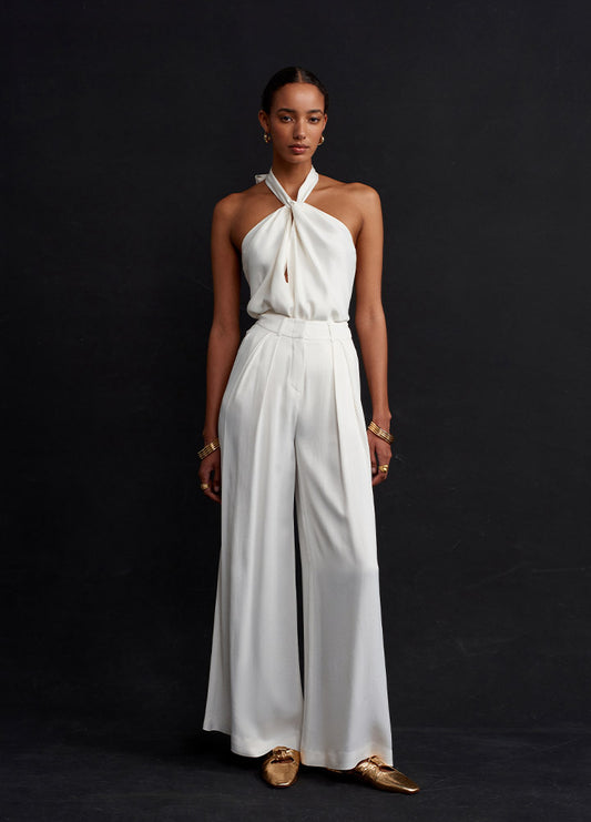 AC Jill Saten Beyaz Top