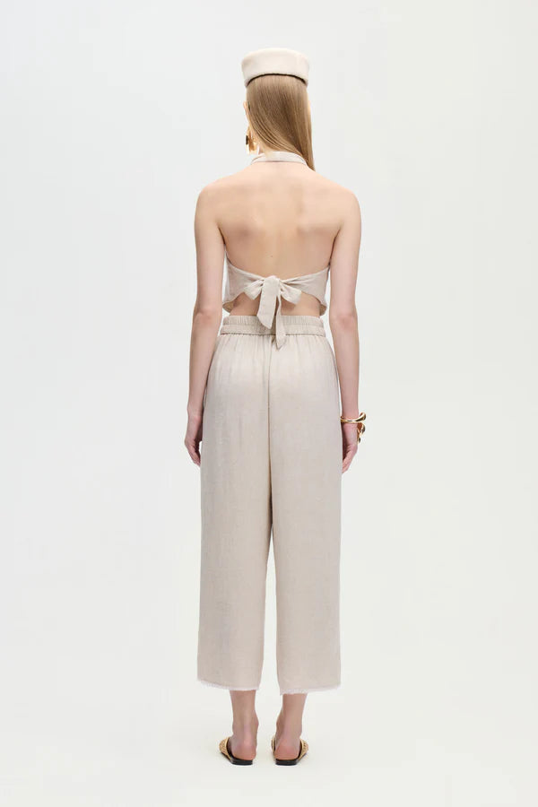 İK Keten Naturel Pantolon