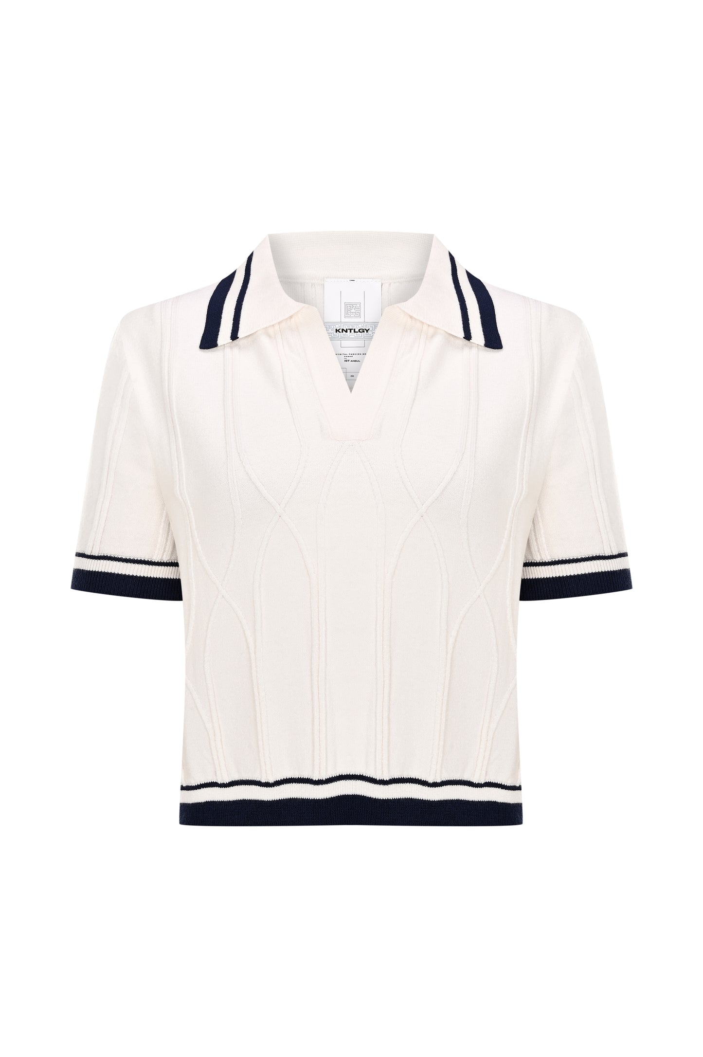 KNTLGY Oxford Flow Polo Bluz