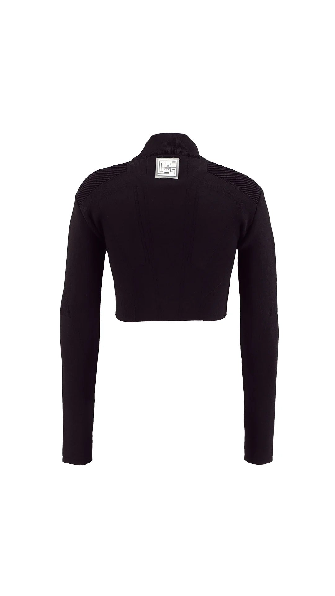 KNTLGY Justice Women Siyah Crop Kazak