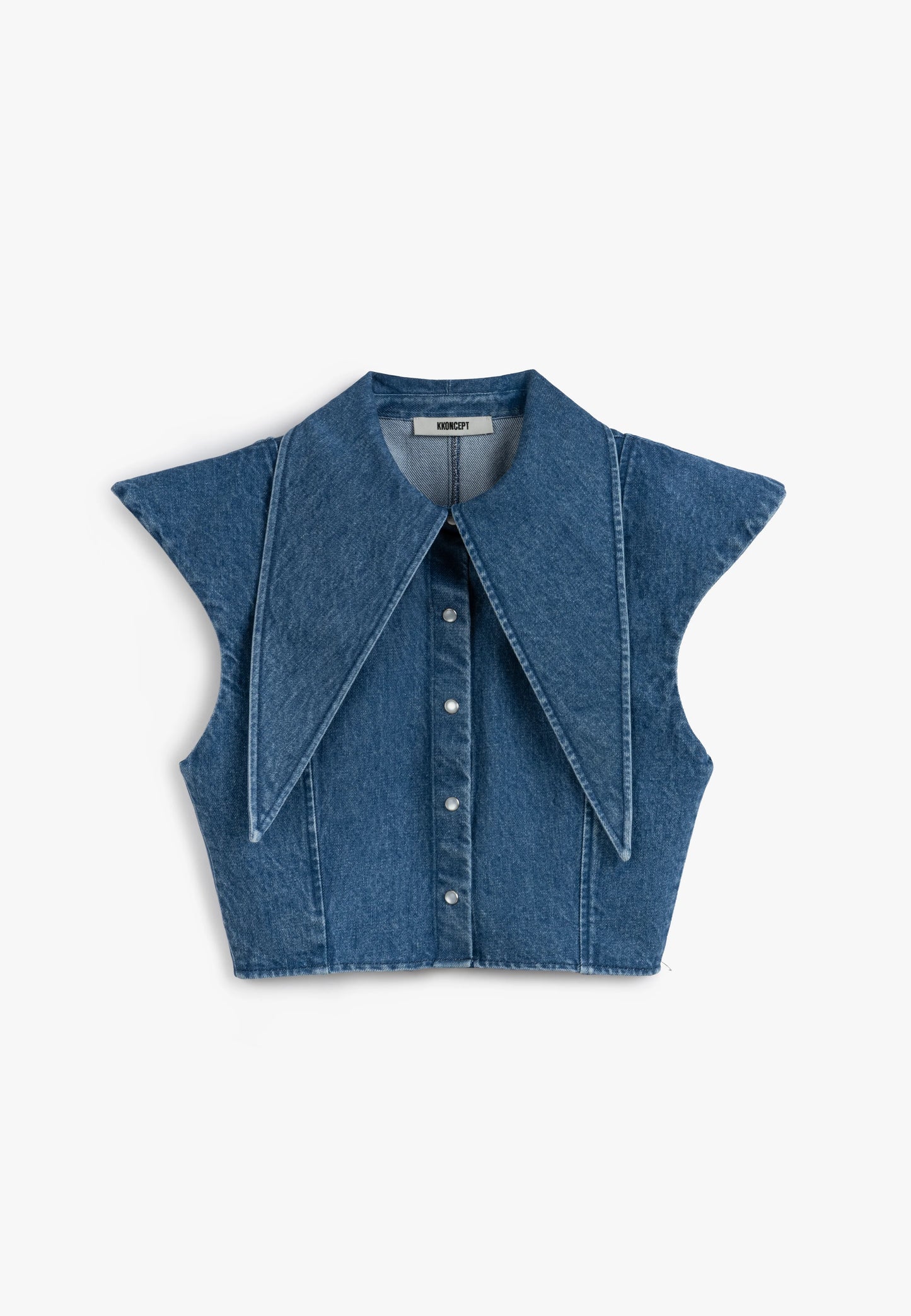 KKC Denim Long Collar Gömlek
