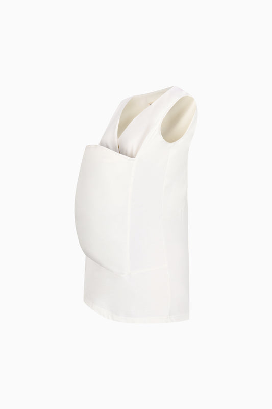 MG Bebeğim Yanımda Beyaz Kadın Bluz