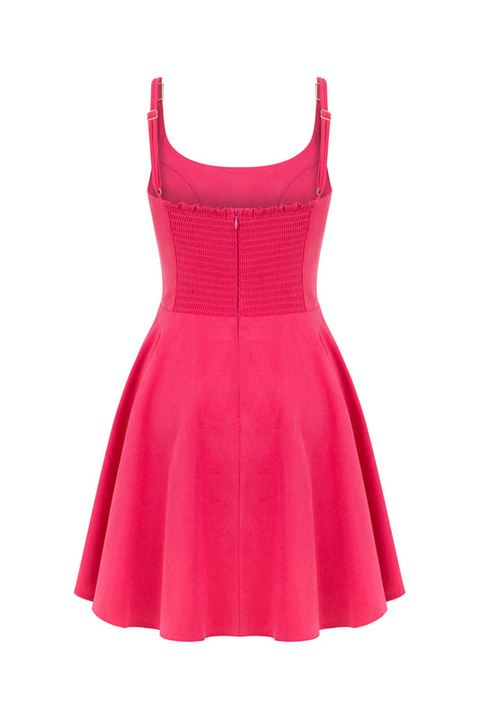 STD Lexi Fuşya Elbise