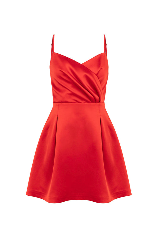 STD Nikki Kırmızı Elbise