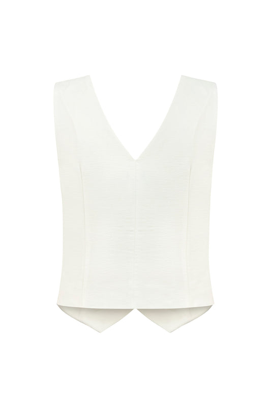 STD Gemma Beyaz Yelek