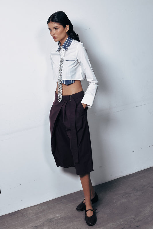 KNTLGY Otherworldliness Crop Gömlek