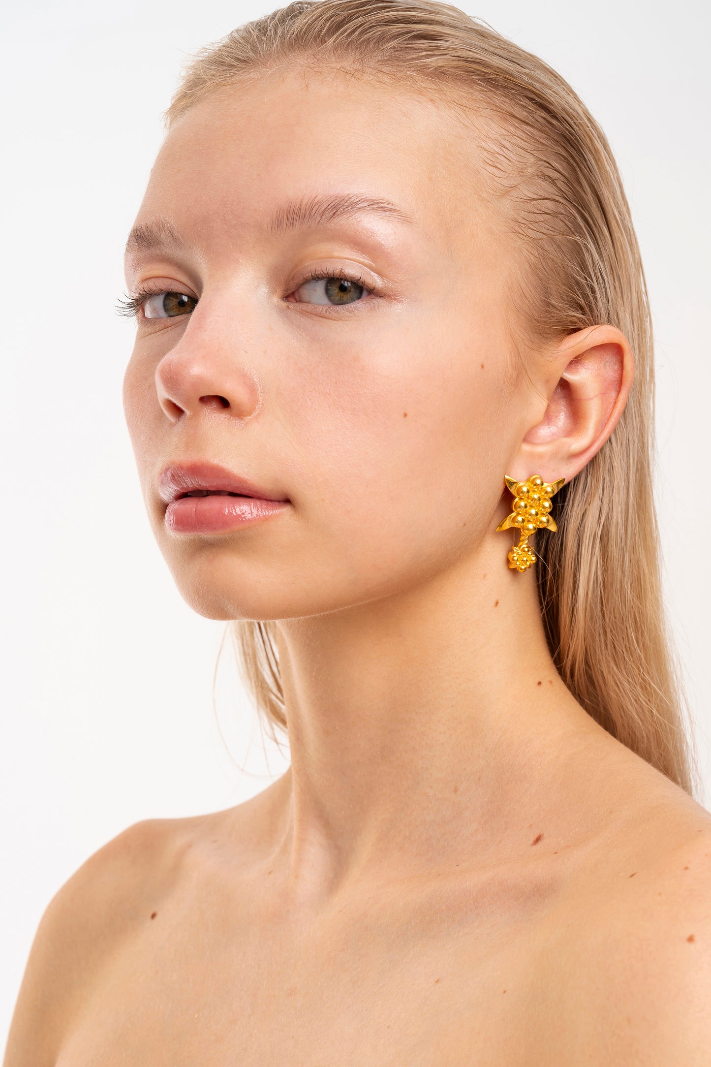 L Ivy Bold Gold Earrings