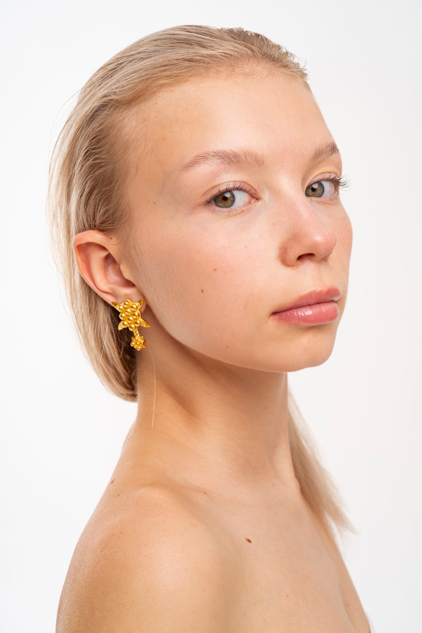 L Ivy Bold Gold Earrings