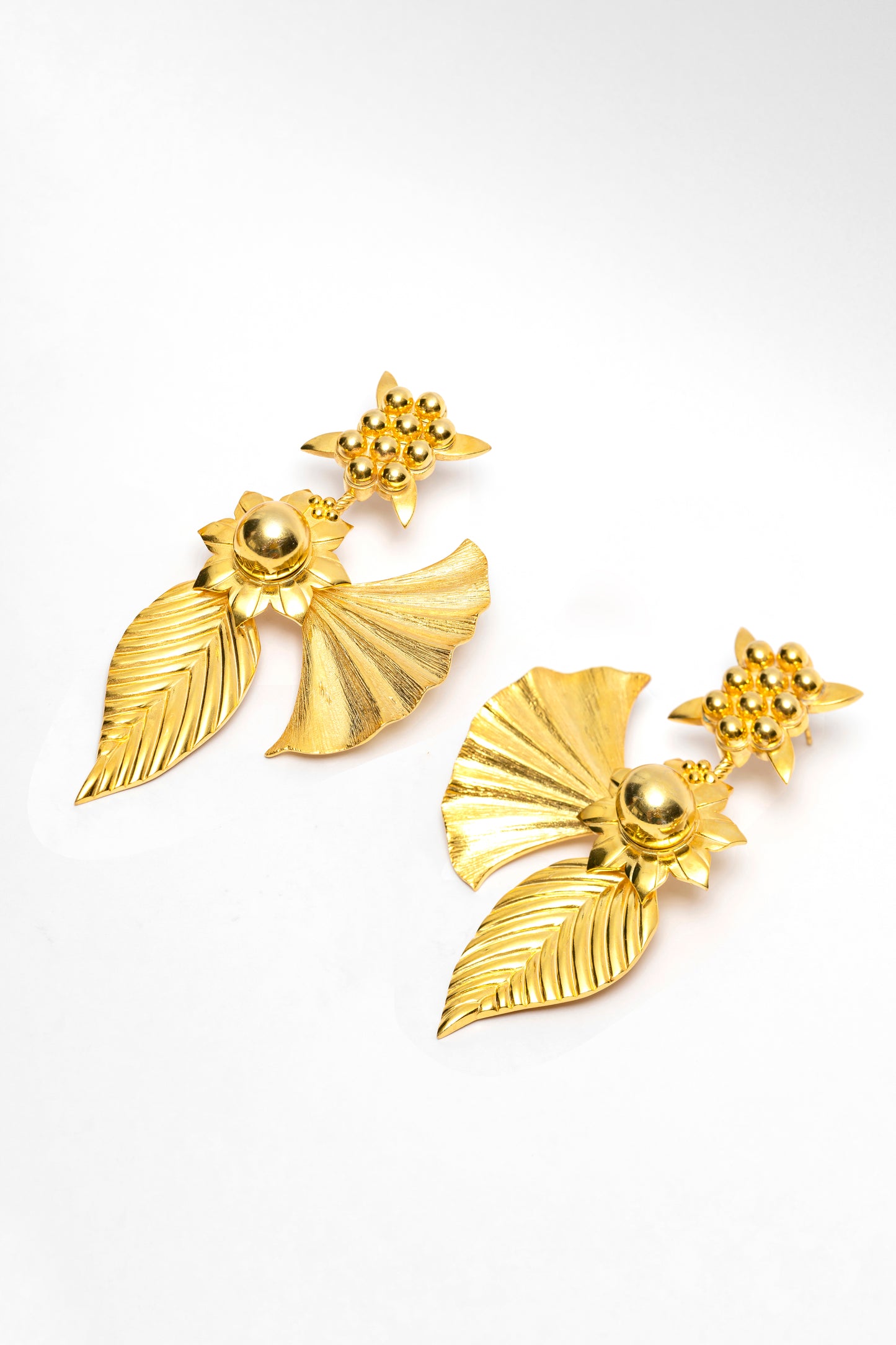 L Ivy Gold Earrings