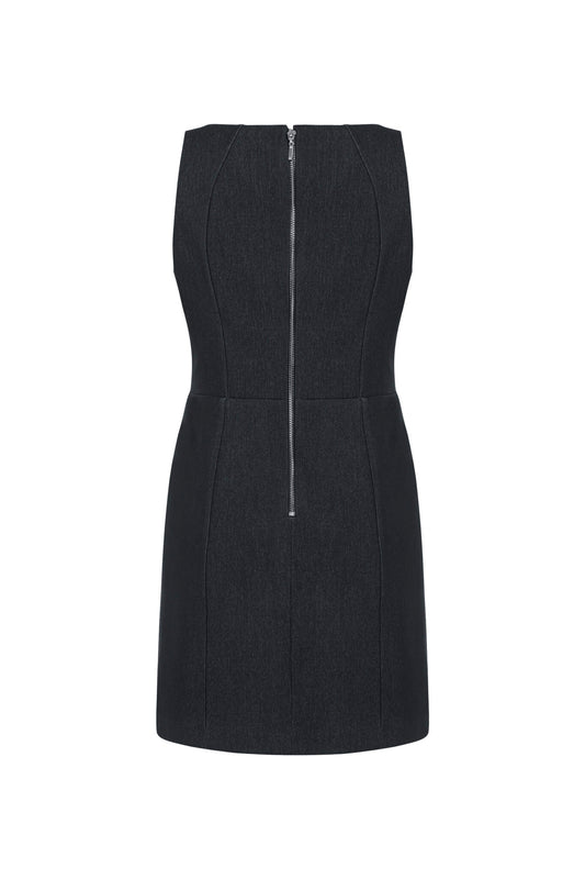 STD Lisa Antrasit Elbise