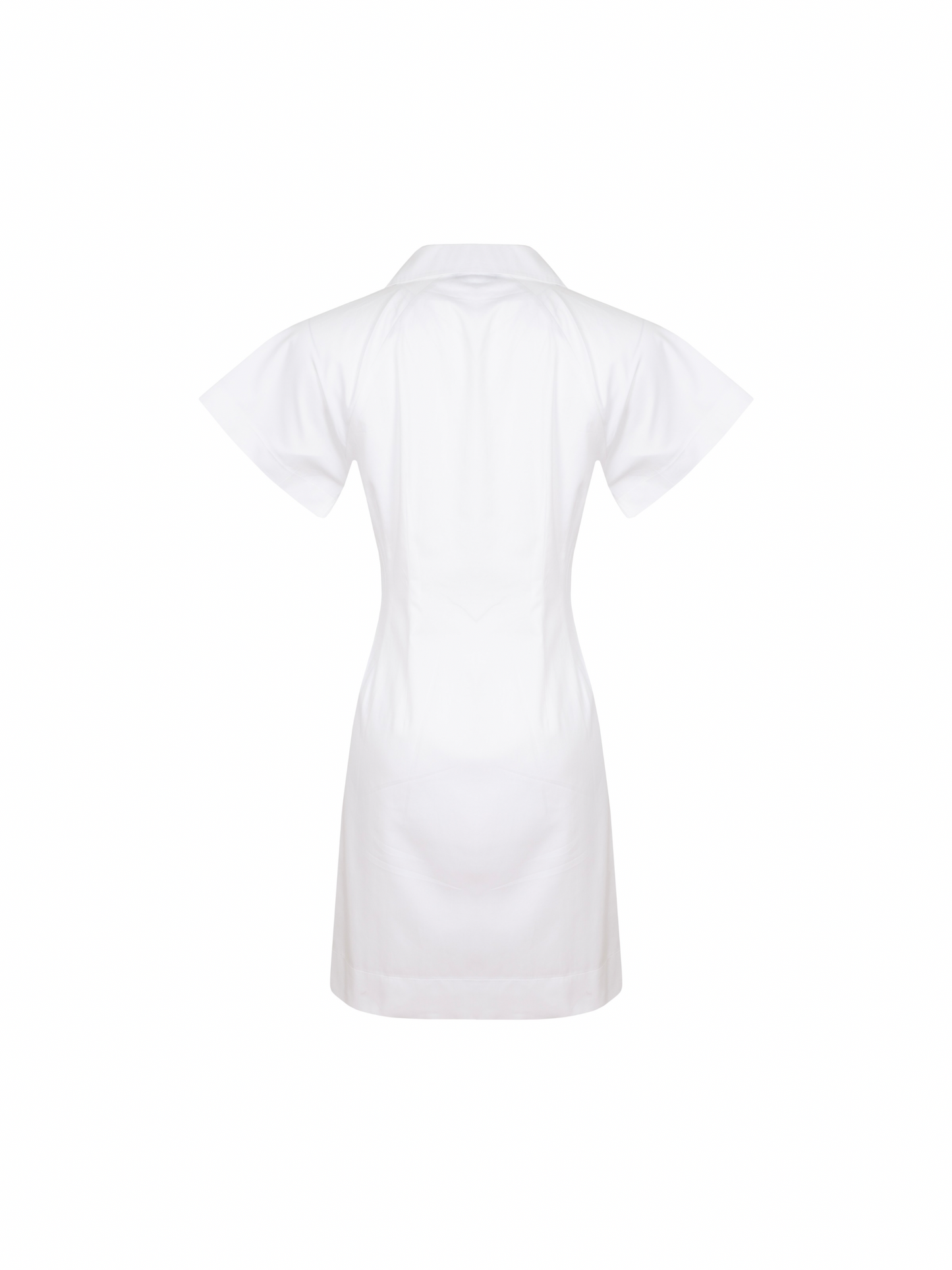 AB Poplin Mini Beyaz Elbise