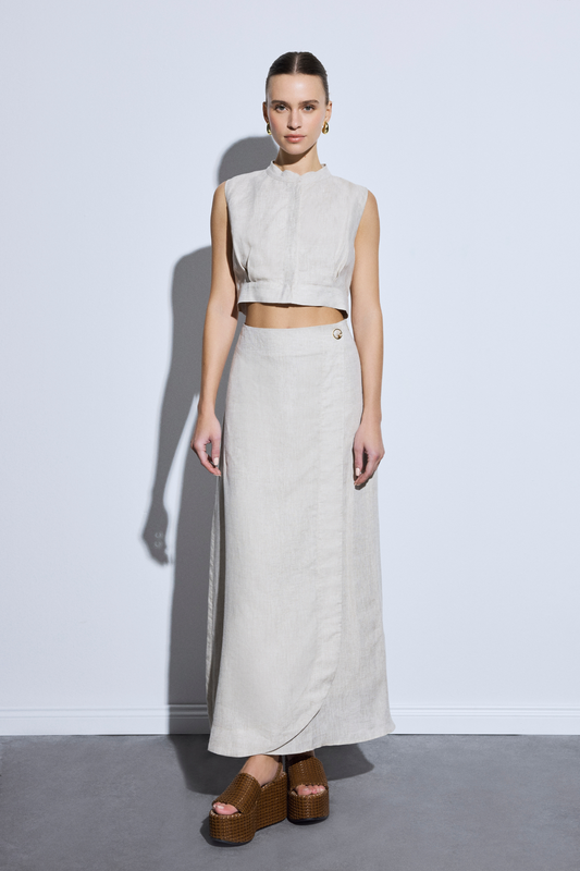 AB Keten Çapraz Etek