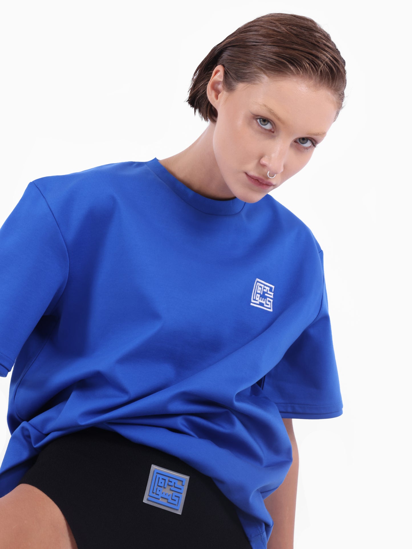 KNTLGY Mavi Oversize T-shirt