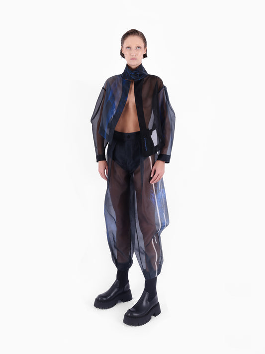 KNTLGY Siyah Organze Ceket