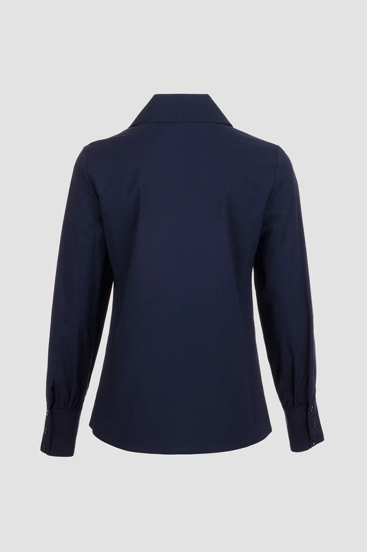 Kč Zora Lacivert Gömlek