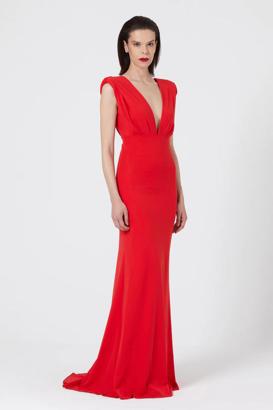 K Angie Kırmızı Elbise