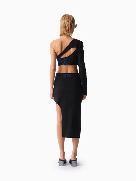 KNTLGY Heroine Asimetrik Midi Etek