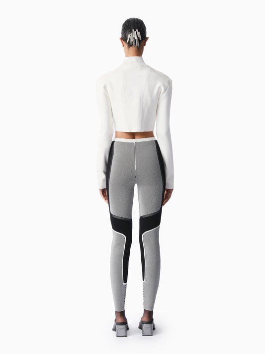 KNTLGY Justice Women Beyaz Crop Kazak