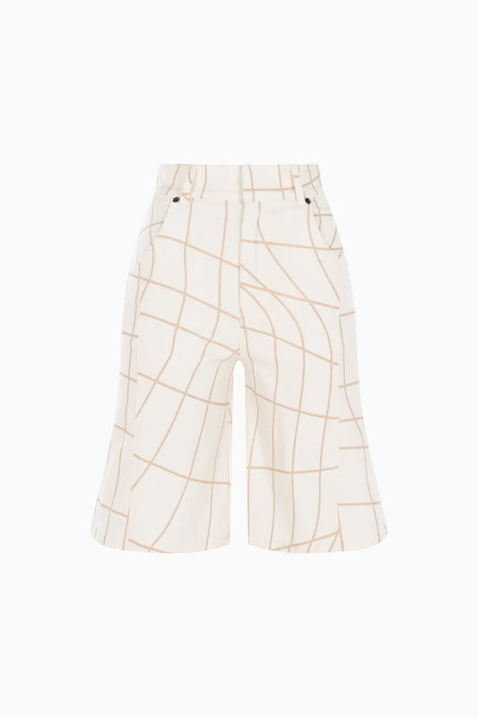 KNTLGY Çapraz Baskılı A Kesim Bermuda