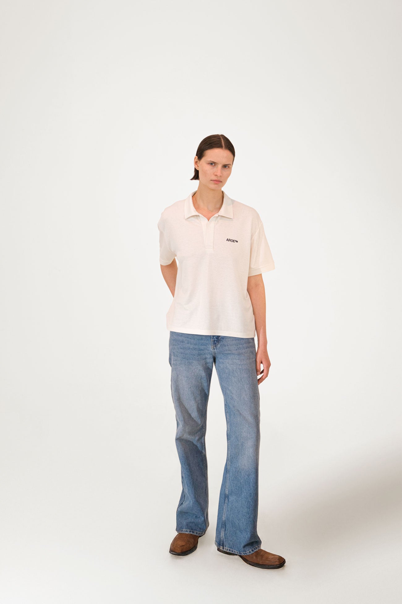 AR Ekru Polo Tee