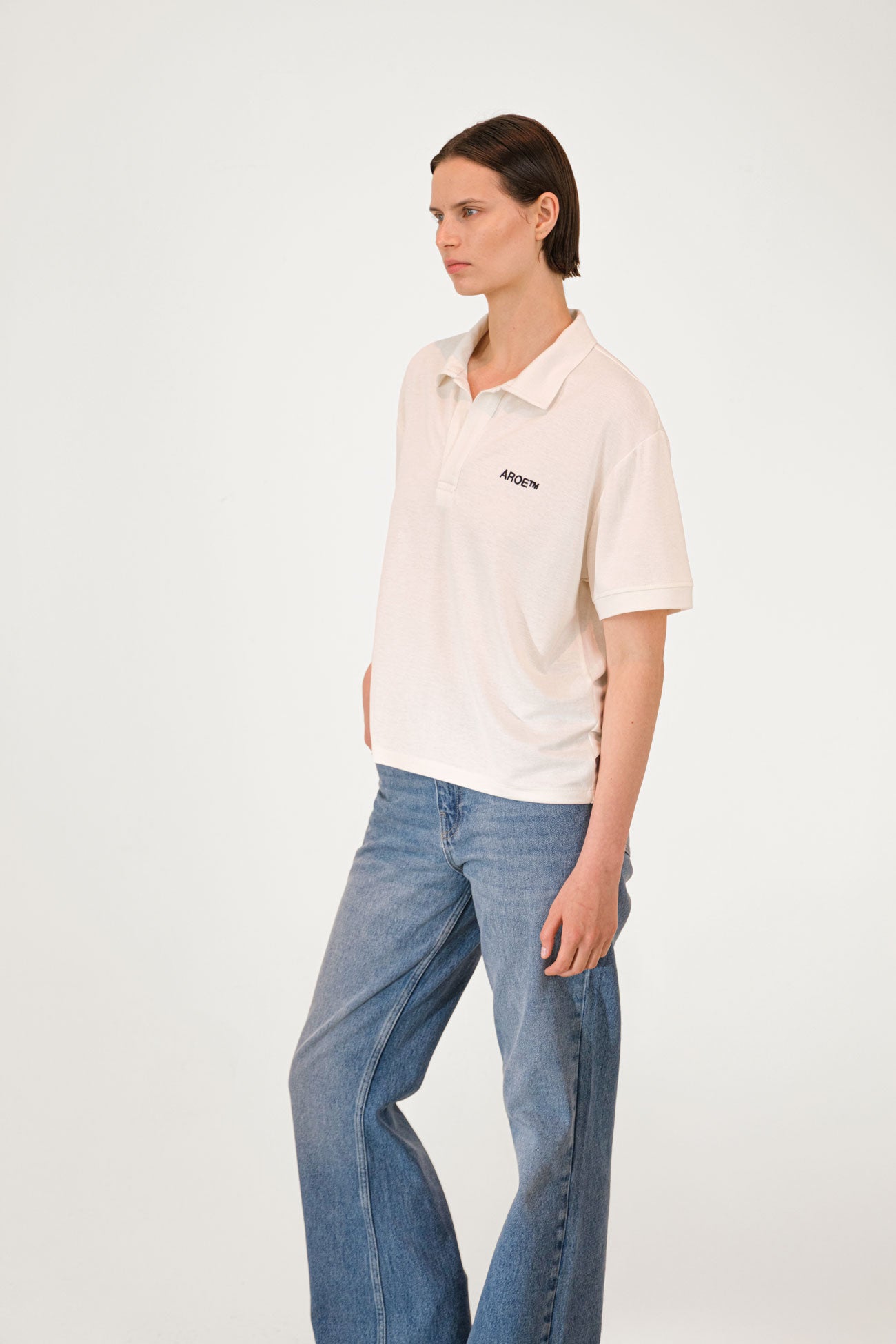 AR Ekru Polo Tee