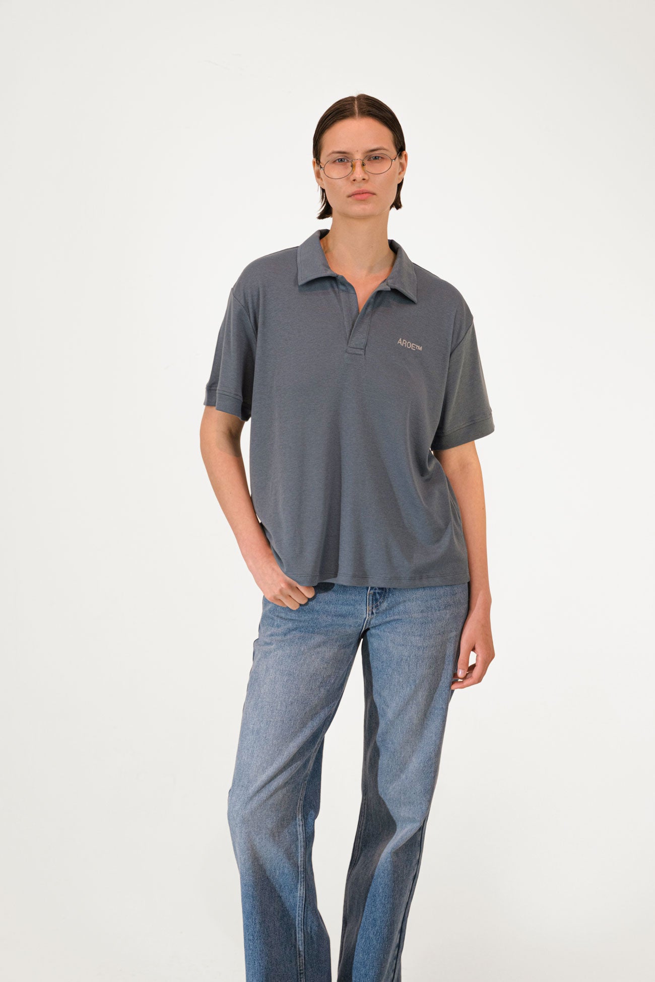 AR Gri Polo Tee