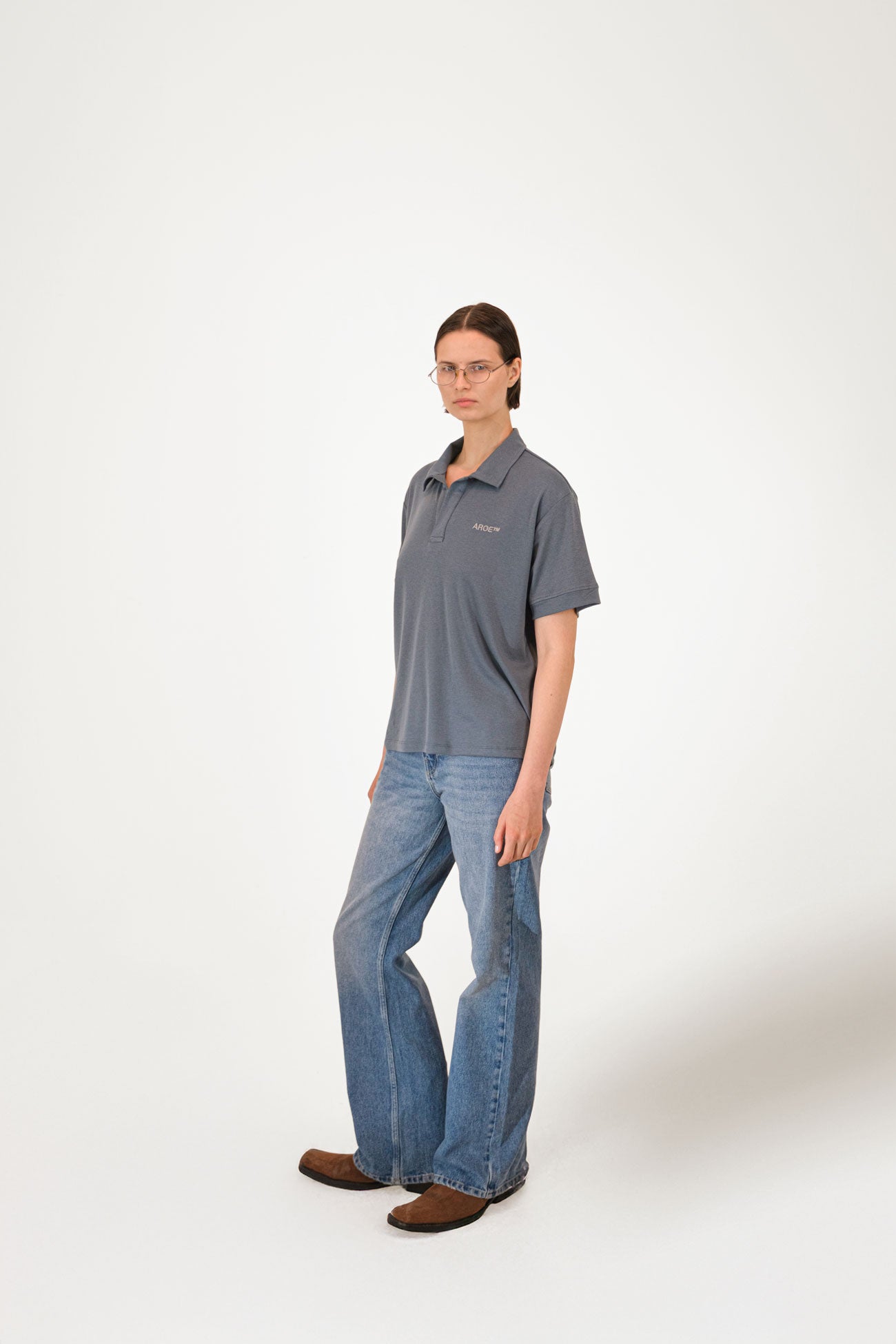 AR Gri Polo Tee