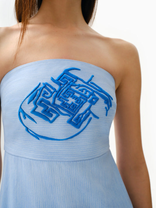 KNTLGY Helenic Fingerprint Elbise