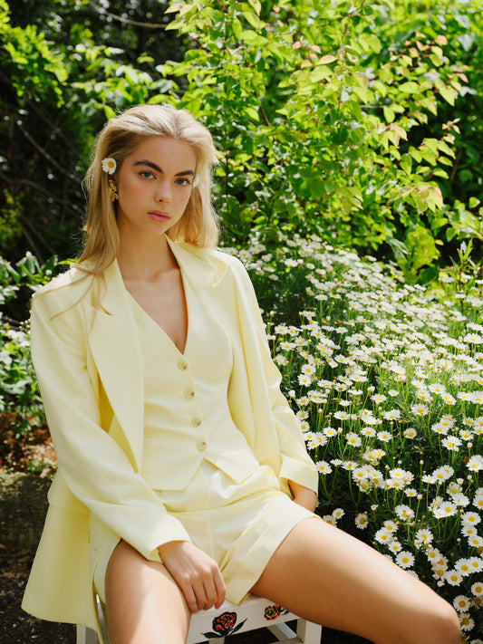 STD Dina Sarı Blazer