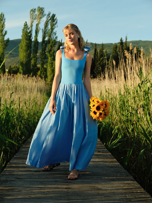 STD Aria Mavi Elbise