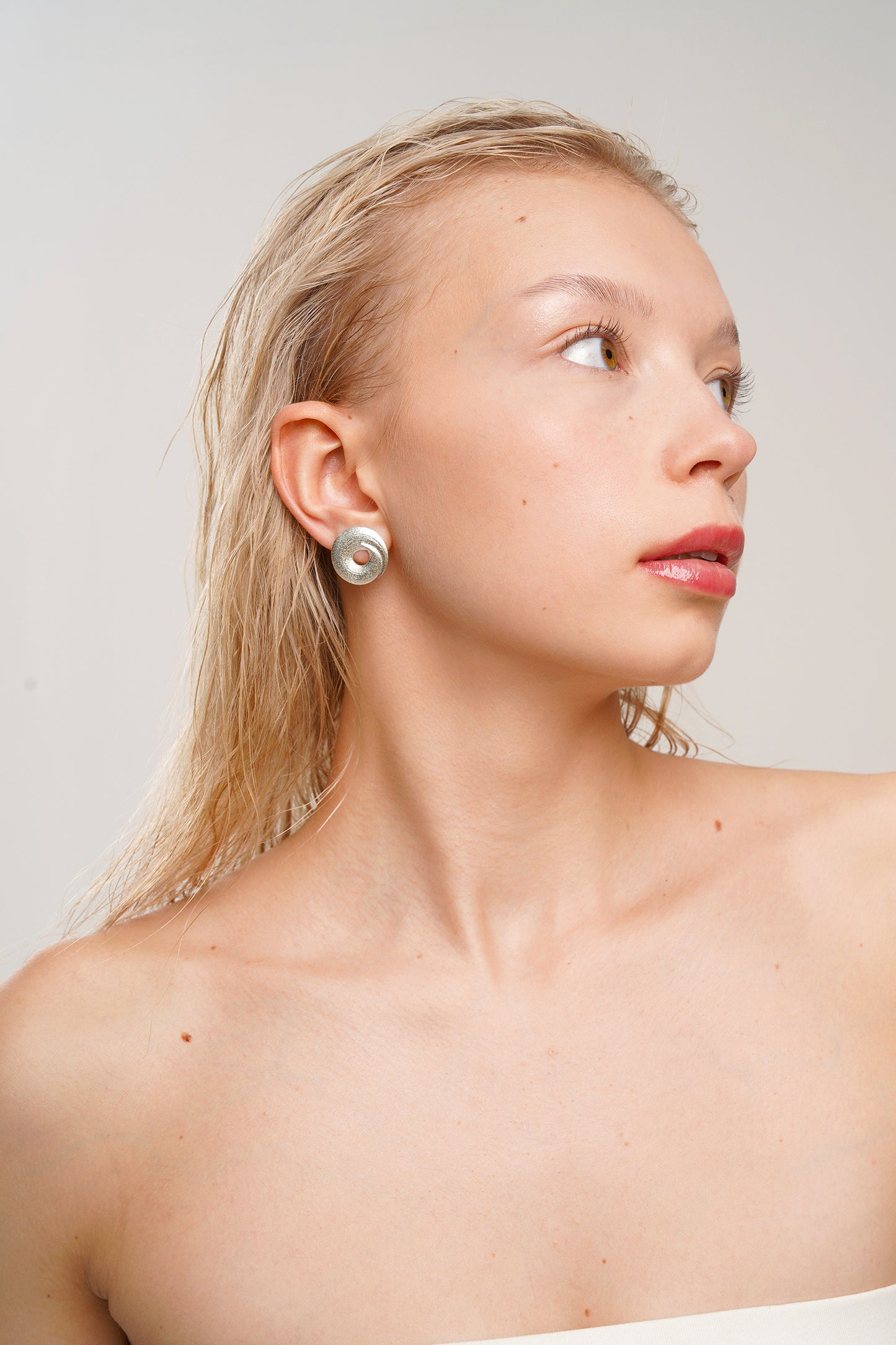 L Acrux Silver Earrings