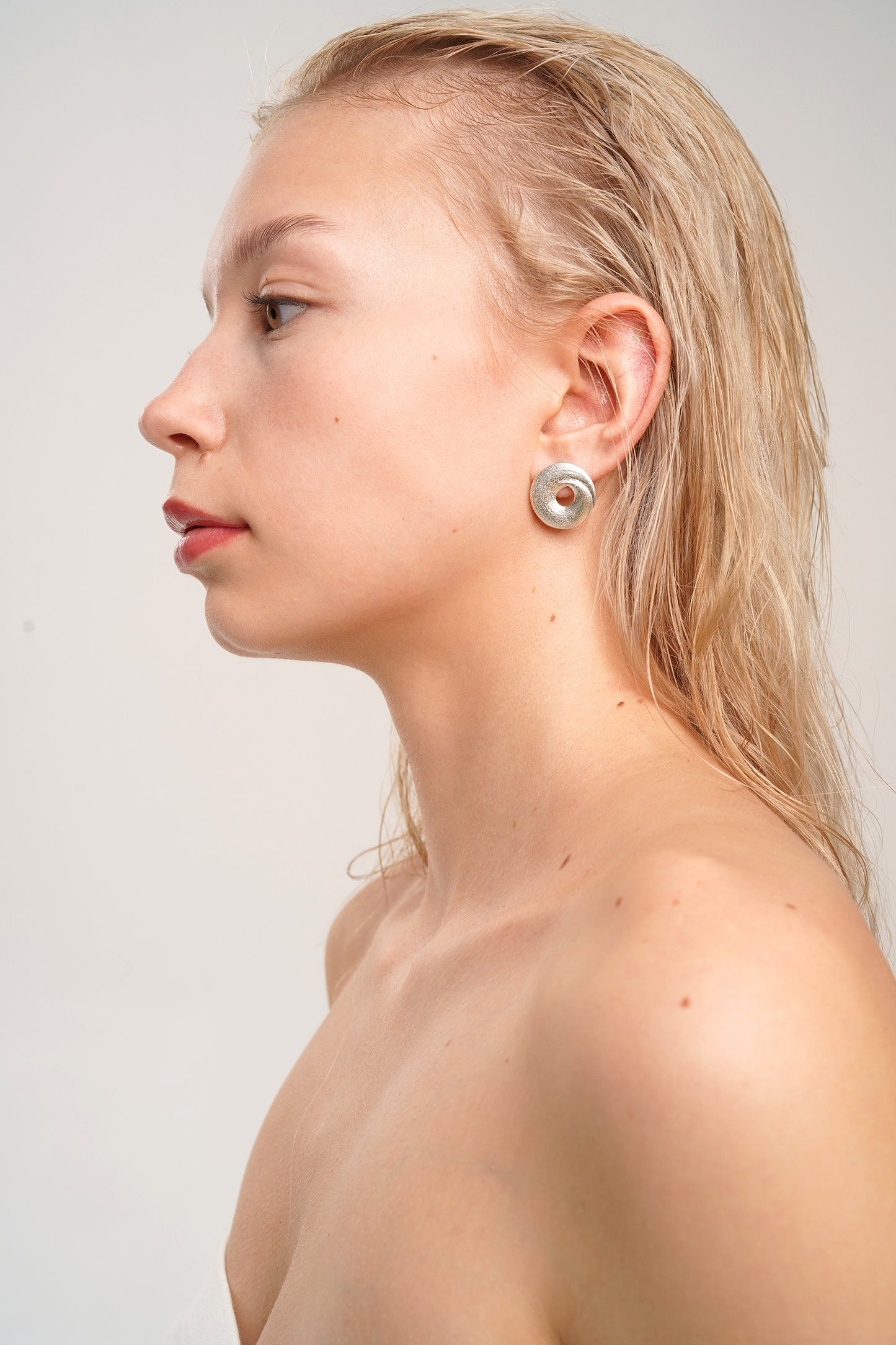 L Acrux Silver Earrings