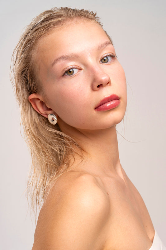 L Acrux Silver Earrings