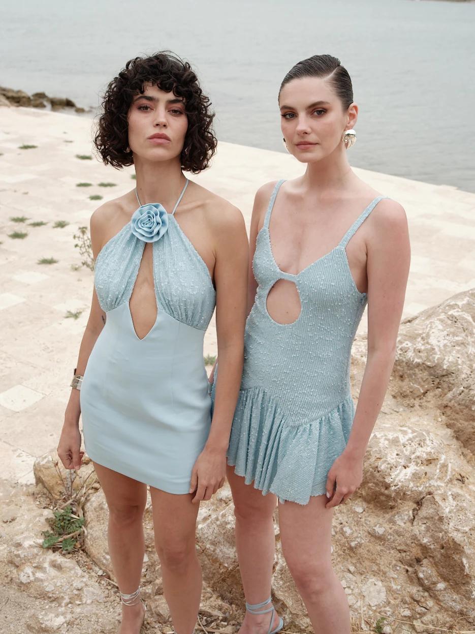 AR Cecilia Sequin Mini Elbise