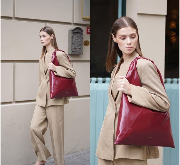 OS All Day Hobo Rugan Bordo Çanta