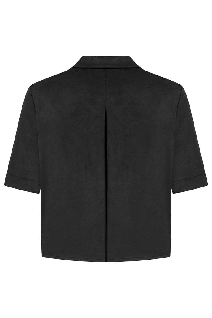 FTL Betty Süet Siyah Gömlek