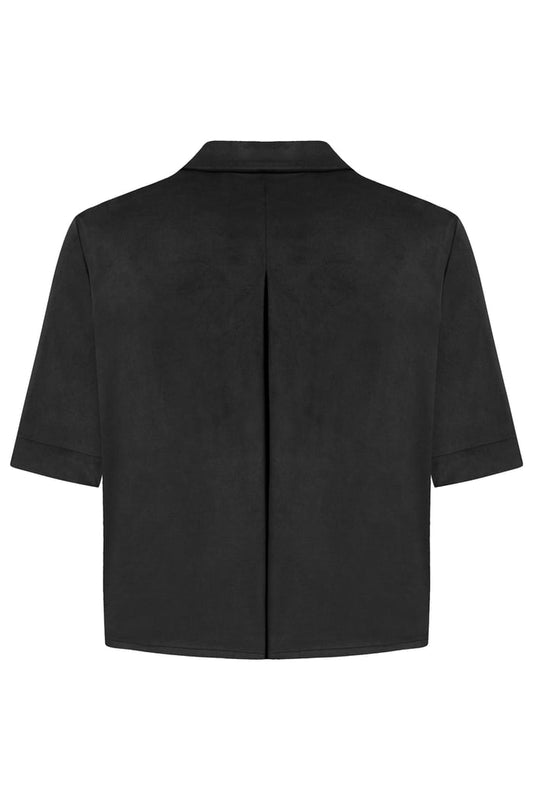 FTL Betty Süet Siyah Gömlek