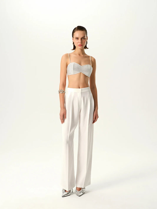 LL Diana Yüksek Bel Beyaz Pantolon