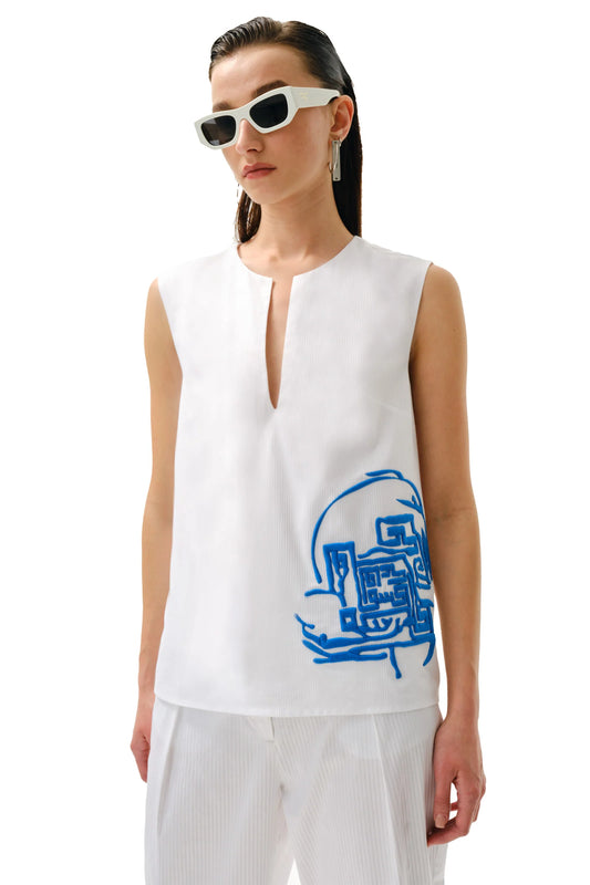 KNTLGY Helenic Fingerprint Bluz