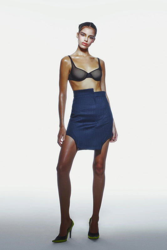 GWM Çizgili Helena-2 Etek