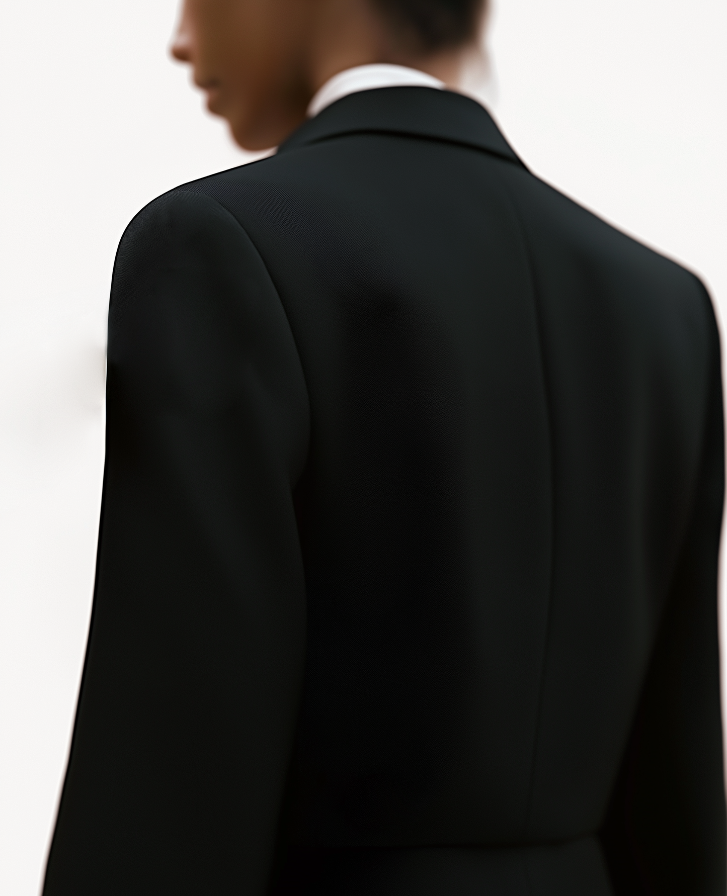 KNTLGY Cosmic Noir Crop Blazer