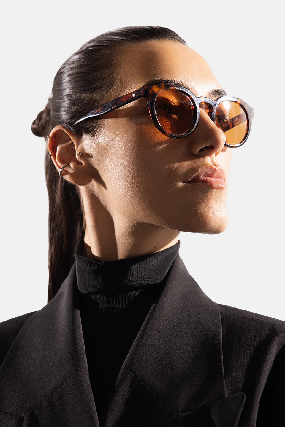 ST G-04 Leopar Degradeli Gözlük